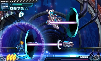 3DS「蒼き雷霆 ガンヴォルト」が2014年夏に配信決定！インティ・クリエイツと稲船敬二氏のタッグで生まれた横スクロール2Dアクションの画像36