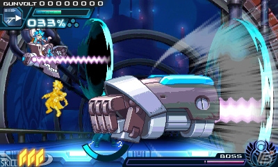 3DS「蒼き雷霆 ガンヴォルト」が2014年夏に配信決定！インティ・クリエイツと稲船敬二氏のタッグで生まれた横スクロール2Dアクションの画像37