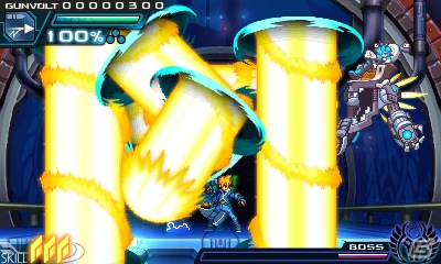 3DS「蒼き雷霆 ガンヴォルト」が2014年夏に配信決定！インティ・クリエイツと稲船敬二氏のタッグで生まれた横スクロール2Dアクションの画像38