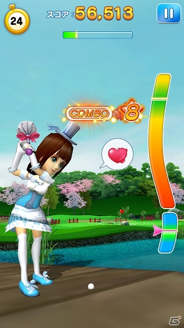iOS/Android「LINE レッツ！ゴルフ」新キャラクターとしてプレイ時間を増加させる「ショウ」＆プレイ開始時に6コンボ状態となる「ミナ」が登場の画像3