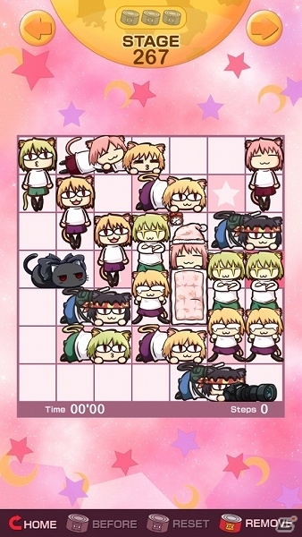 iOS/Android「ネコアルクずらし」50個の追加ステージ＆5枚のギャラリーイラストを楽しめるアップデートを実装の画像3
