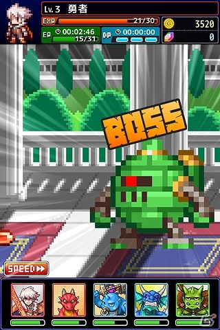 チョコチョコと動き回るドット絵キャラクターが懐かしい！iOS「勇者と1000の魔王」配信スタートの画像13