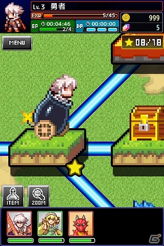 チョコチョコと動き回るドット絵キャラクターが懐かしい！iOS「勇者と1000の魔王」配信スタートの画像15