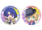 DJCD「『鈴村＆下野の愛を届ける うた☆プリ放送局』Vol.2」AnimeJapan 2014での先行販売会場特典「缶バッジセット」イメージ画像が公開