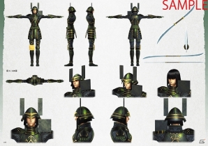 「戦国BASARA4 オフィシャルコンプリートワークス」収録される婆裟羅図・墨絵の一部が先行公開の画像2