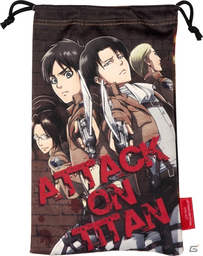 サイバーガジェット、アニメ「進撃の巨人」の3DS LL用クリーナー巾着を3月27日に発売の画像8