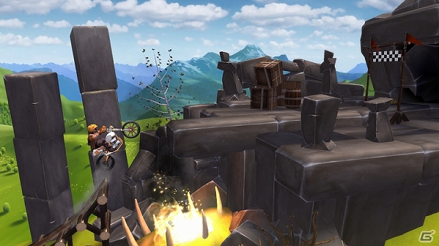 シリーズ初のモバイルゲームとなるiOS「トライアルズ ゴー」の配信日が4月10日に決定！新トレーラームービーも公開中の画像3