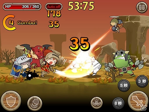 1分でヒーロー体験できるNONSTOPアクションRPG「1’m HERO」がiOS/Android向けに配信スタートの画像3