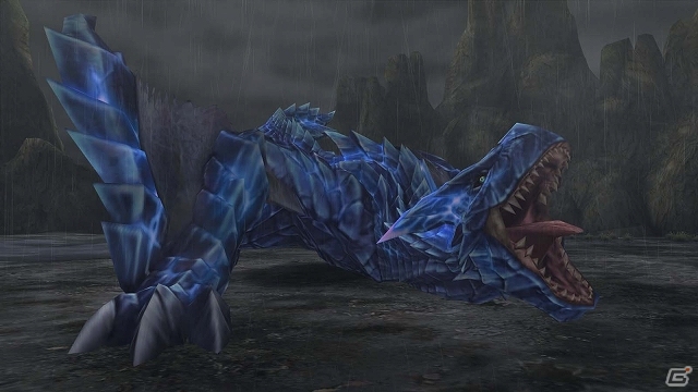 モンスターハンター フロンティアGG」新たなモンスター雷轟竜「ディオ