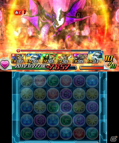 3DS「パズドラZ」4月1日より月替わりダンジョン「火の裏神殿」が配信―セブン-イレブン限定コラボダンジョンの再配信も決定！の画像2