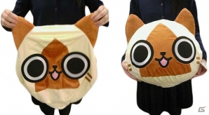 空気で膨らむアイルーのぬいぐるみやぬいぐるみティッシュカバーが4月下旬より登場！アミューズメント施設限定新作モンハングッズを紹介の画像1