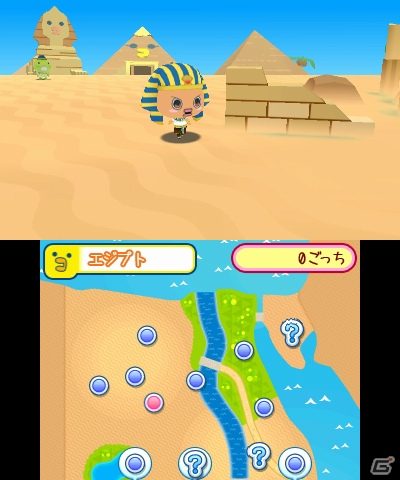 たまごっちたちとの世界旅行が楽しめる3DS「ぐるぐるたまごっち！」のプロモーション映像が公開の画像3