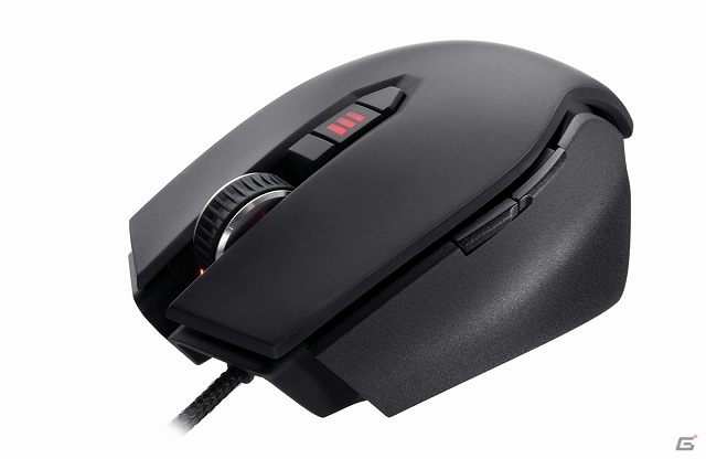 最大解像度5000DPIを誇るPixArt製“PMW3310オプティカルセンサー”を搭載したプログラマブルゲーミングマウス「Raptor M45」が4月11日に発売の画像1