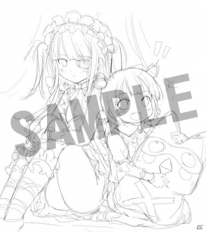 3DS「閃乱カグラ2 -真紅-」店舗別購入特典の描き下ろしイラストのラフが一挙公開！さまざまなキャラクターが魅力的に描かれた全9種の画像5