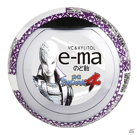 「戦国BASARA4」×「e-maのど飴」コラボレーション商品「e-maのど飴容器 戯画ベリー（ブルーベリー＆カシス味)」が販売開始の画像3