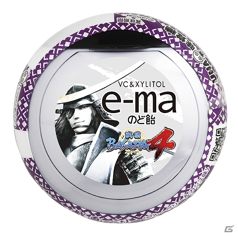 「戦国BASARA4」×「e-maのど飴」コラボレーション商品「e-maのど飴容器 戯画ベリー（ブルーベリー＆カシス味)」が販売開始の画像5