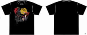 「ストライダー飛竜」和柄Tシャツブランド「むかしむかし」とのコラボTシャツの販売が決定の画像1