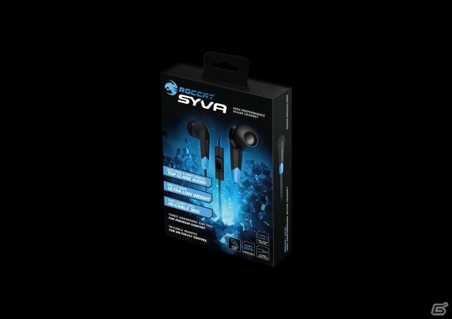ROCCAT、ゲーム・音楽ファンに最適のインイヤーゲーミングヘッドセット「Syva」を発表の画像3