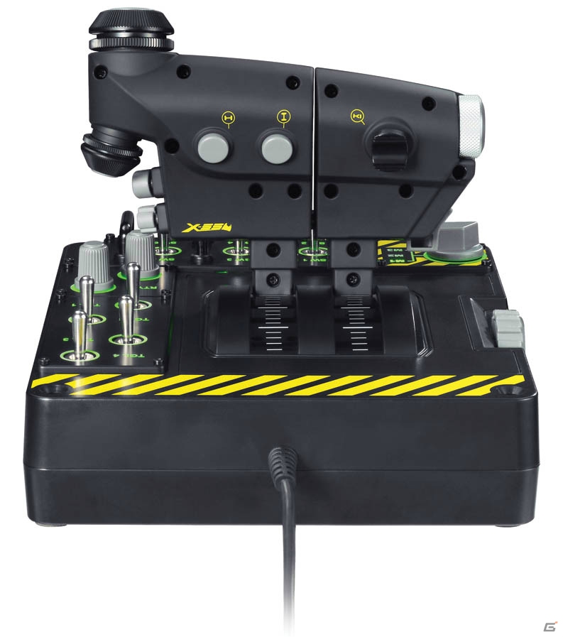 PCフライトシム操縦に最適な9軸コントローラー「Saitek Pro Flight X-55 Rhino H.O.T.A.S. System」がマッドキャッツより4月25日に発売の画像10