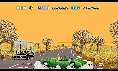 新車・新BGMなど多数の追加要素が搭載された3DS「3D アウトラン」4月23日に配信決定の画像2
