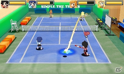 3DSダウンロードソフト「＠SIMPLE DLシリーズ Vol.26 THE テニス」が4月16日に配信決定―最大4人で遊べるテニスゲームの画像10