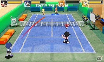 3DSダウンロードソフト「＠SIMPLE DLシリーズ Vol.26 THE テニス」が4月16日に配信決定―最大4人で遊べるテニスゲームの画像13