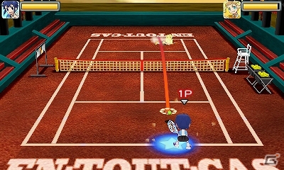 3DSダウンロードソフト「＠SIMPLE DLシリーズ Vol.26 THE テニス」が4月16日に配信決定―最大4人で遊べるテニスゲームの画像6