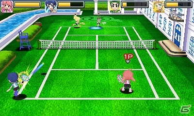 3DSダウンロードソフト「＠SIMPLE DLシリーズ Vol.26 THE テニス」が4月16日に配信決定―最大4人で遊べるテニスゲームの画像7