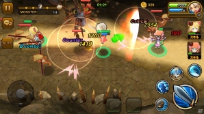 簡単操作で敵をなぎ倒す爽快な本格3DアクションRPG―iOS「大乱闘RPGガーディアンハンター」が配信の画像3