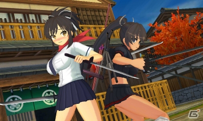 ペアバトル、合わせ秘伝忍法など3DS「閃乱カグラ2 -真紅-」のアクション要素を5つのプレイ動画とともに紹介！の画像1