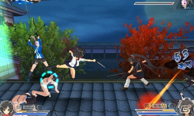 ペアバトル、合わせ秘伝忍法など3DS「閃乱カグラ2 -真紅-」のアクション要素を5つのプレイ動画とともに紹介！の画像7