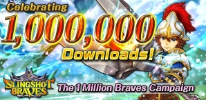 iOS/Android「スリングショットブレイブズ」が海外で累計100万ダウンロードを突破の画像1