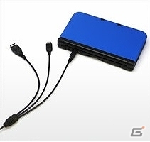 GBASPから3DS LLまでニンテンドー携帯ゲーム機の充電に便利な「マルチゲームUSB充電ケーブルV2」が5月20日に発売の画像1