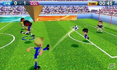 シンプル操作で楽しめるカジュアルサッカーゲームが登場！3DSダウンロードソフト「ARC STYLE：さっかー！！2014」が配信開始の画像3