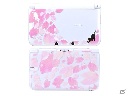 3DSを彩る和装の美しさ―「和彩美－WaSaBi－」×「musubi」コラボアイテムとなる3DS LL用「堅（かたき）装飾カバー透（すかし）」が発売の画像1