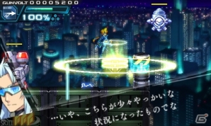 3DS「蒼き雷霆 ガンヴォルト」“ライトノベル2Dアクション”ならではのゲーム画面を紹介！石川界人さん、桜川めぐさんら出演声優も公開にの画像25