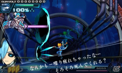 3DS「蒼き雷霆 ガンヴォルト」“ライトノベル2Dアクション”ならではのゲーム画面を紹介！石川界人さん、桜川めぐさんら出演声優も公開にの画像29