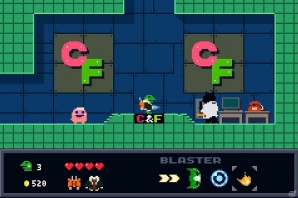 サラリーマンの辛さを吹き飛ばせ！爽快2D横スクロールアクション「Kero Blaster」のプレイインプレッションを紹介の画像39