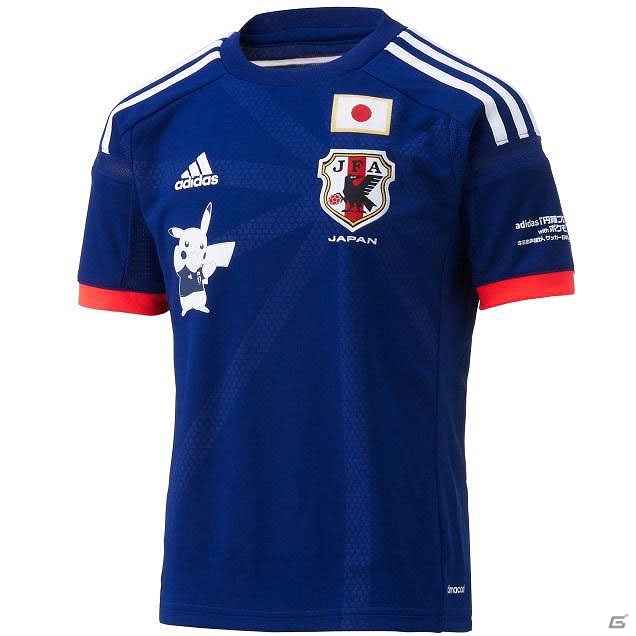 adidas円陣アンバサダー「ピカチュウ」がマーキングされたサッカー日本代表レプリカユニフォームが登場！の画像2