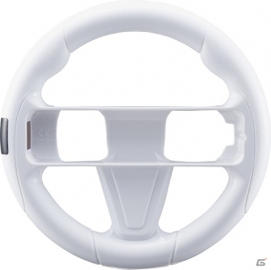 レーシングゲームに臨場感を与えるカラフルなWii U向けアタッチメント「CYBER・ハンドルグリップ」＆「CYBER・ハンドルスタンド」が発売の画像1