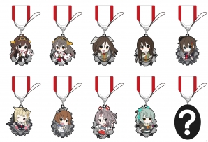 「艦隊これくしょん -艦これ-」ラバーストラップ第2弾が8月末に発売予定―今回は金剛、榛名、利根、筑摩など全10種がラインナップ！の画像1
