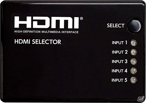 スイッチ一つでHDMIの切り替えが可能なPS4/PS3用「CYBER・HDMIセレクター 5in1」が発売の画像1