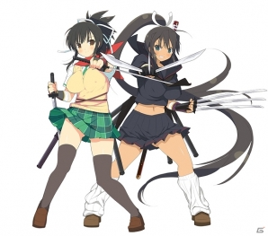 3DS「閃乱カグラ2 -真紅-」プレイアブルキャラクター「大道寺先輩」＆「凛」や原田ひとみさんと喜多村英梨さんのボイスメッセージが公開の画像1