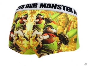 「モンスターハンター」シリーズよりグラフィックプリントの施された「レディースショーツ・メンズボクサー」が登場の画像8