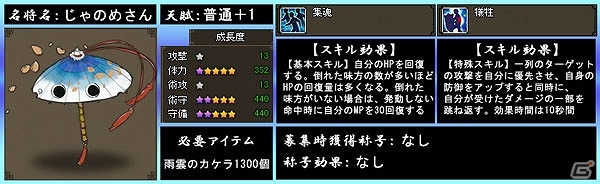 Yahoo! Mobage/mixi「四神演武 Regulus」梅雨の季節限定イベント「ぽよと大雨江陵城キャンペーン」が開催中の画像2