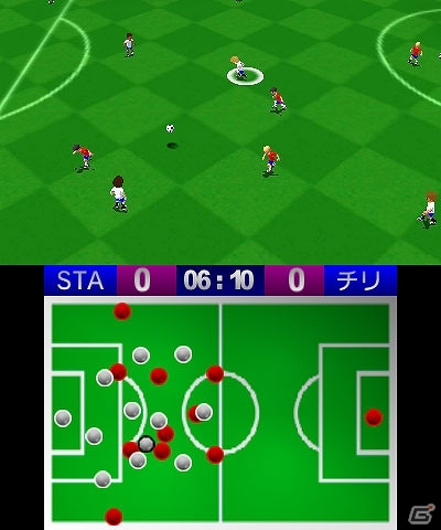 誰でも遊べるワールドカップ！3DSダウンロードソフト「スターシリーズ：3Dサッカー」が6月11日に配信予定の画像4