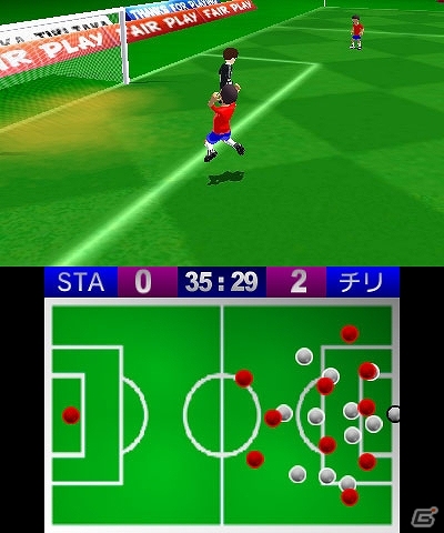 誰でも遊べるワールドカップ！3DSダウンロードソフト「スターシリーズ：3Dサッカー」が6月11日に配信予定の画像5