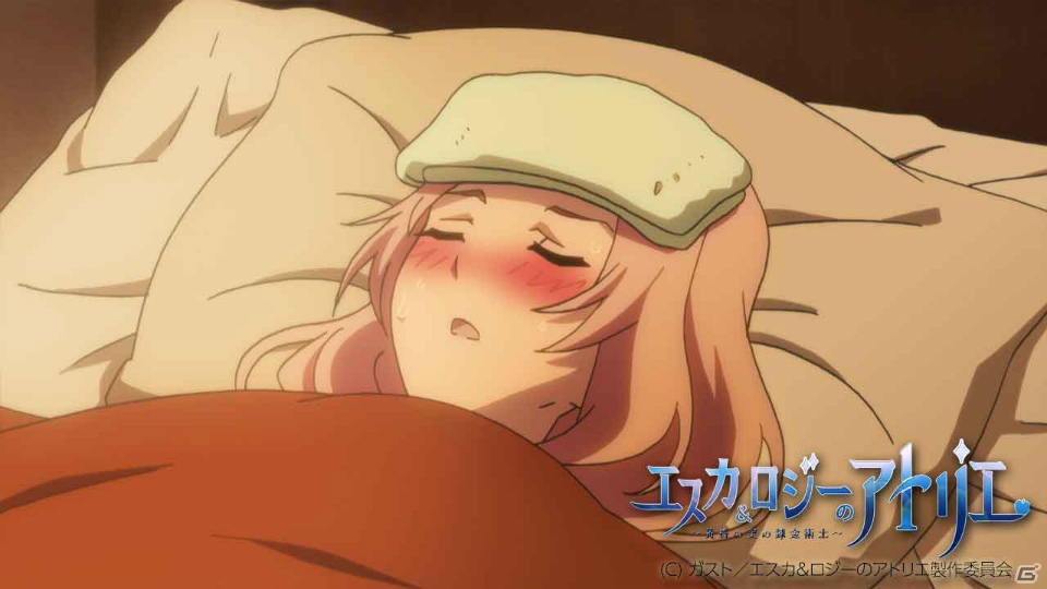 TVアニメ「エスカ＆ロジーのアトリエ ～黄昏の空の錬金術士～」第9話「ガーン！ 夢がとられちゃう！」の場面カットを紹介！キャストのサイン入り“たる”展示の情報もの画像5