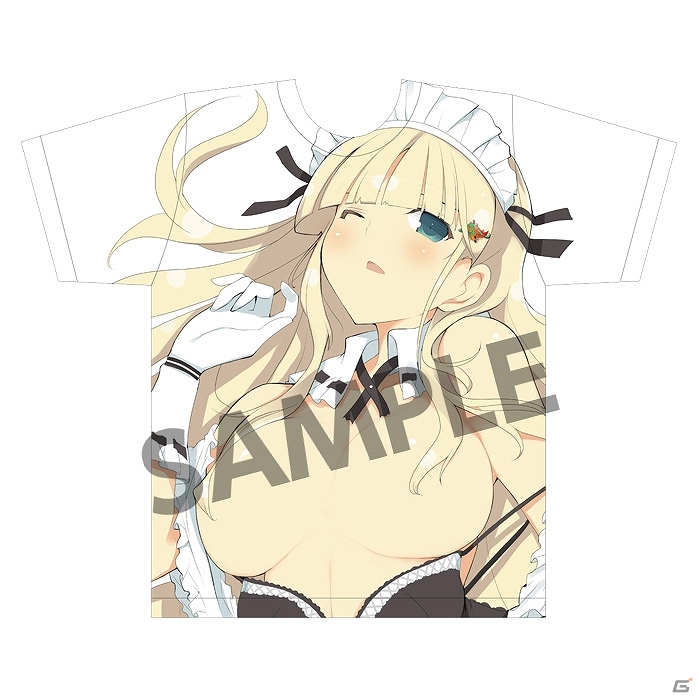 柳生、雪泉、詠をあしらった「閃乱カグラ 爆乳ハイパーTシャツ」の予約受付がスタート！「1000円相当ポイントバック！Tシャツサマーフェア」もの画像5