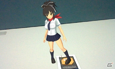 3DS「閃乱カグラ2 -真紅-」表情、ポーズ、髪の色などが変更可能になった更衣室＆シリーズ初となるAR機能を備えた写真撮影を紹介！の画像7